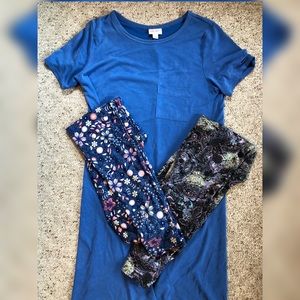 LulaRoe Carly and One Size Leggings